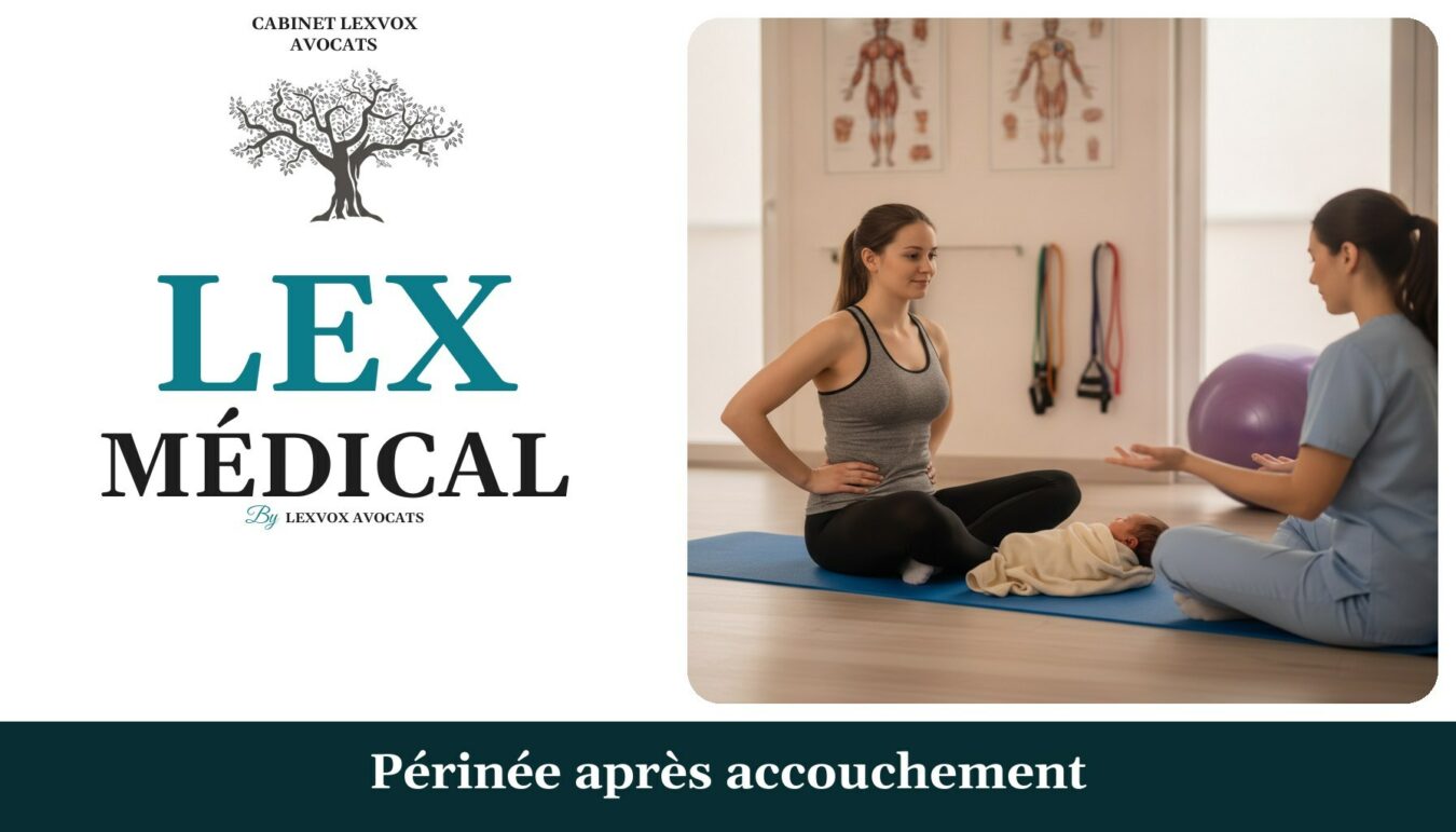 Périnée après accouchement — cabinet LEXVOX Avocats, Marignane