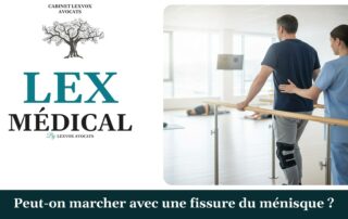 Peut-on marcher avec une fissure du ménisque ? — cabinet LEXVOX Avocats, Aix-en-Provence
