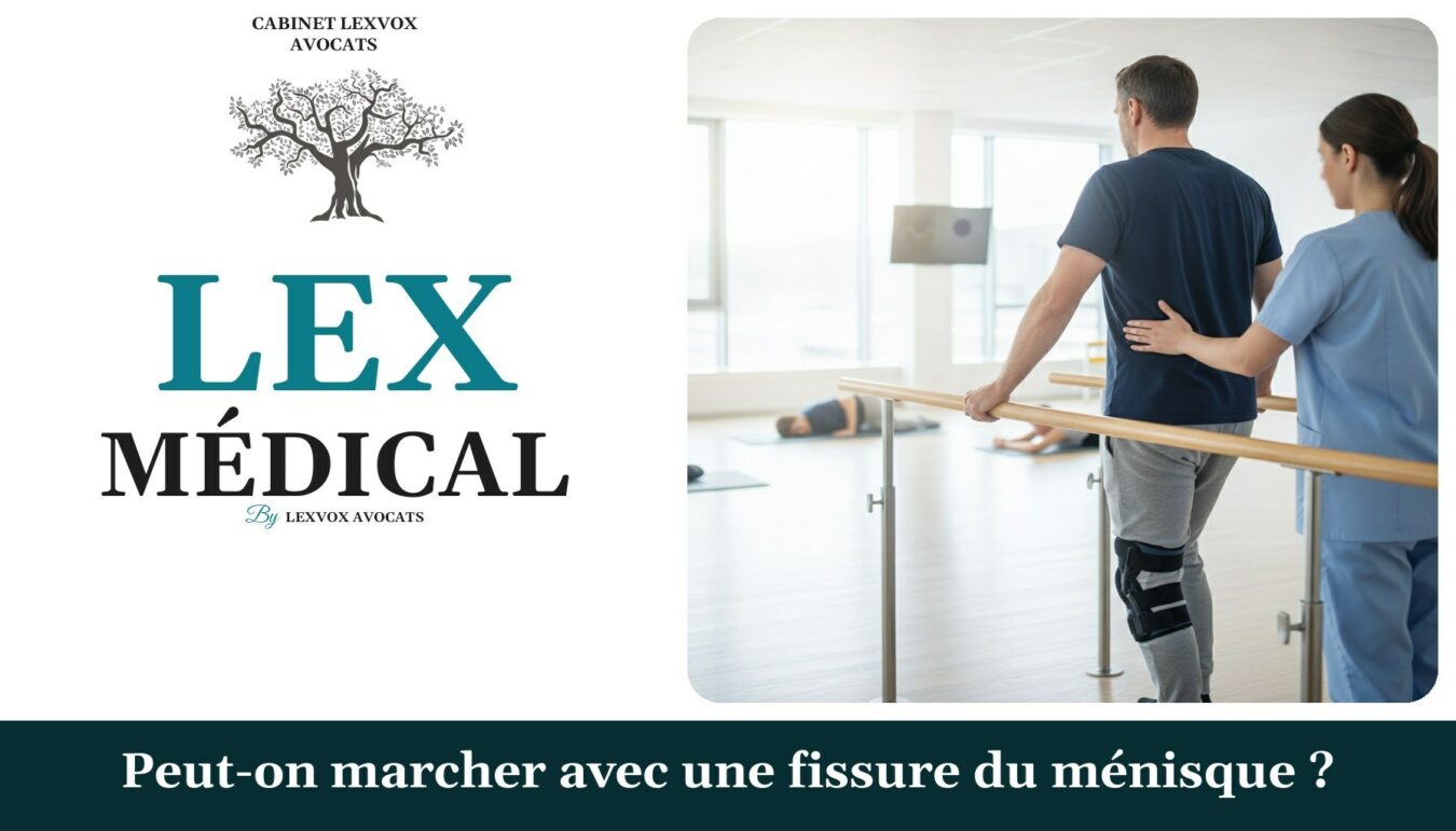 Peut-on marcher avec une fissure du ménisque ? — cabinet LEXVOX Avocats, Aix-en-Provence