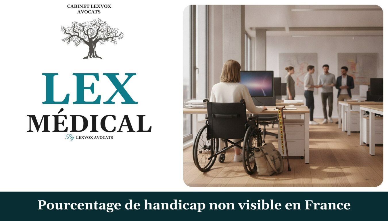 Pourcentage de handicap non visible en France — cabinet LEXVOX Avocats, Aix-en-Provence