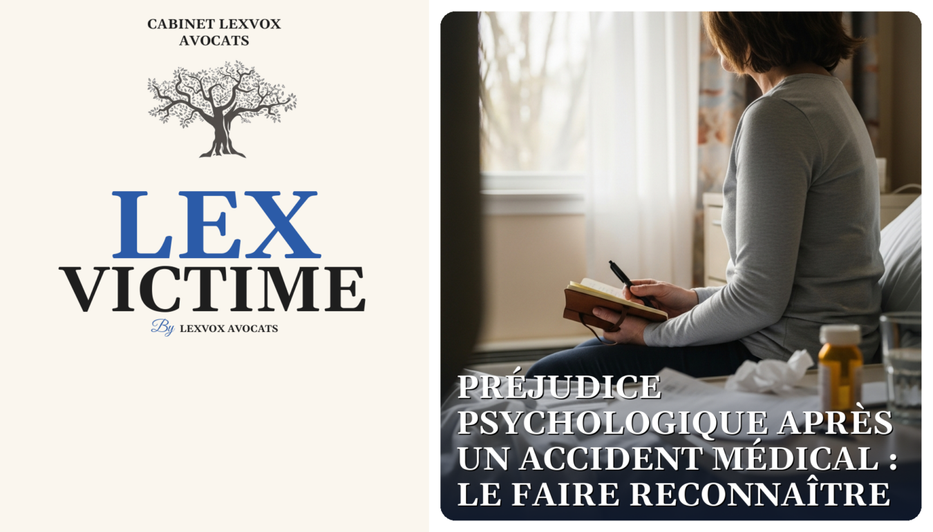 Préjudice psychologique après un accident médical : le faire reconnaître