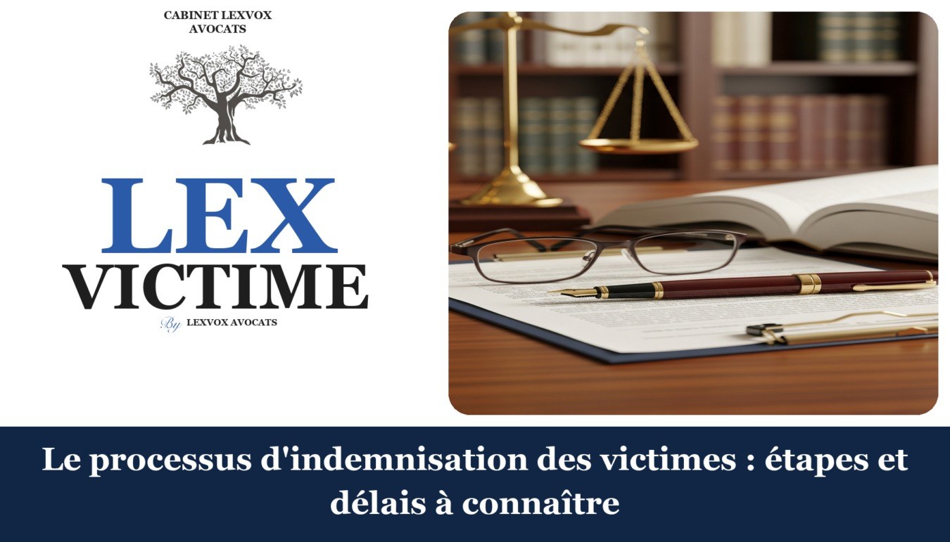 Le processus d’indemnisation des victimes : étapes et délais à connaître — cabinet LEXVOX Avocats, Aix-en-Provence
