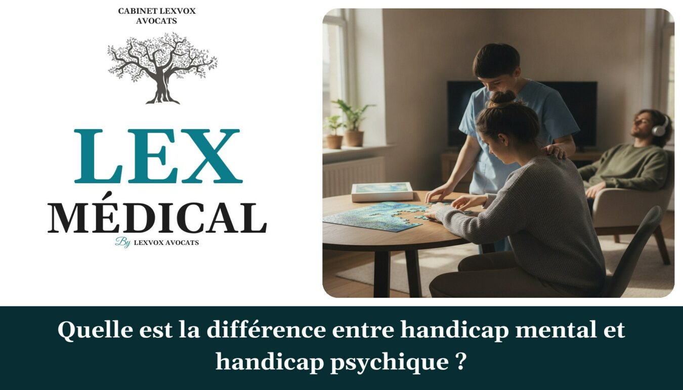 Quelle est la différence entre handicap mental et handicap psychique ? — cabinet LEXVOX Avocats, Marignane