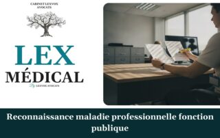 Reconnaissance maladie professionnelle fonction publique — cabinet LEXVOX Avocats, Aix-en-Provence