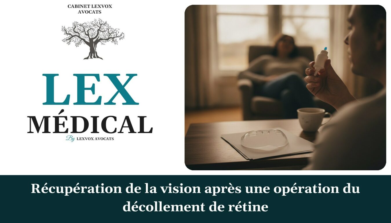Récupération de la vision après une opération du décollement de rétine — cabinet LEXVOX Avocats, Nîmes