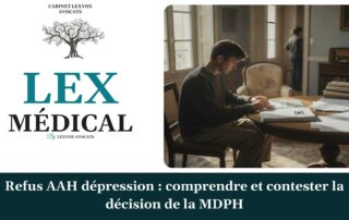 Refus AAH dépression : comprendre et contester la décision de la MDPH — cabinet LEXVOX Avocats, Nîmes