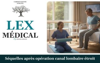 Séquelles après opération canal lombaire étroit — cabinet LEXVOX Avocats, Aix-en-Provence