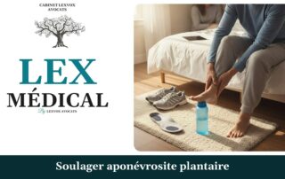 Soulager aponévrosite plantaire — cabinet LEXVOX Avocats, Nîmes