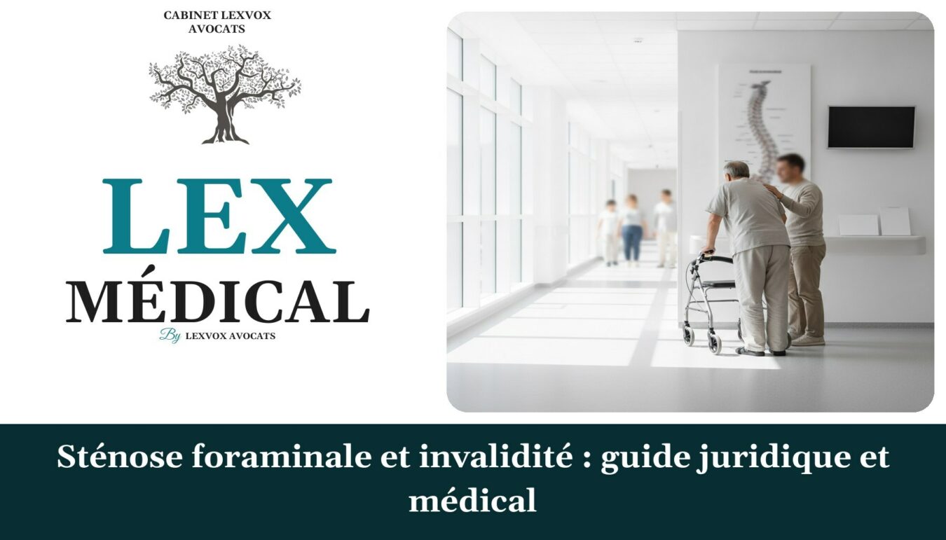 Sténose foraminale et invalidité : guide juridique et médical — cabinet LEXVOX Avocats, Marignane