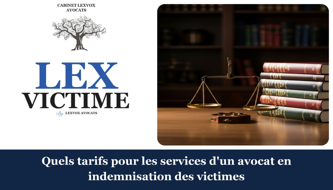 Quels tarifs pour les services d’un avocat en indemnisation des victimes — cabinet LEXVOX Avocats, Aix-en-Provence