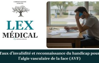 Taux d’invalidité et reconnaissance du handicap pour l’algie vasculaire de la face (AVF) — cabinet LEXVOX Avocats, Arles