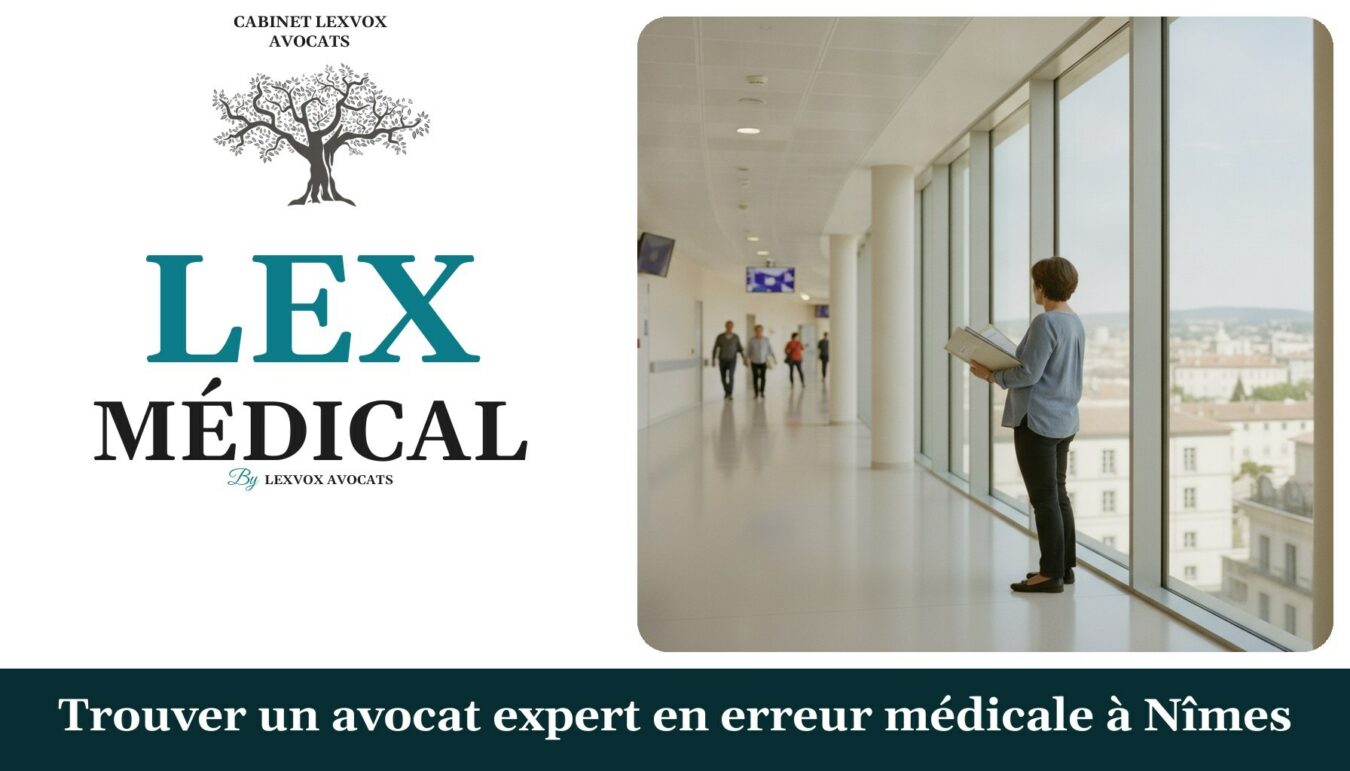 Trouver un avocat expert en erreur médicale à Nîmes — cabinet LEXVOX Avocats, Nîmes