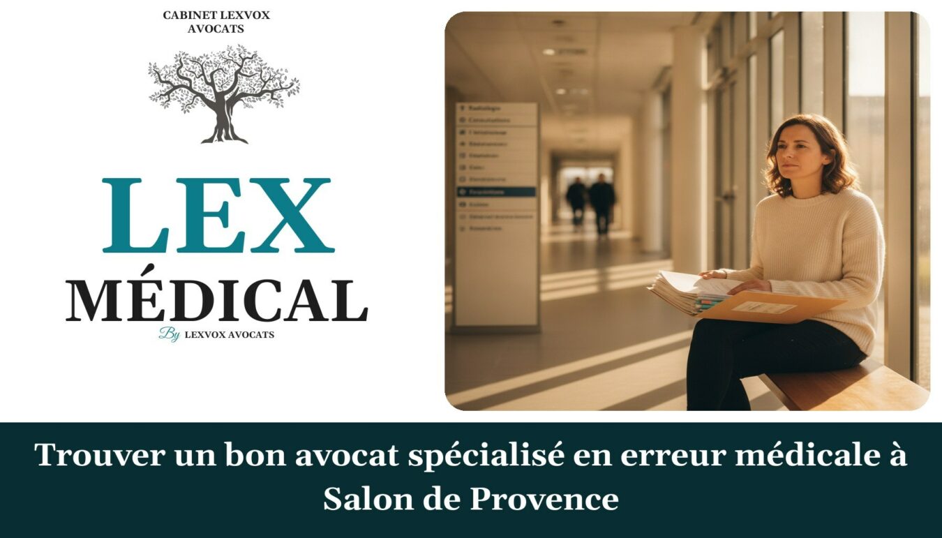Trouver un bon avocat spécialisé en erreur médicale à Salon de Provence — cabinet LEXVOX Avocats, Salon-de-Provence