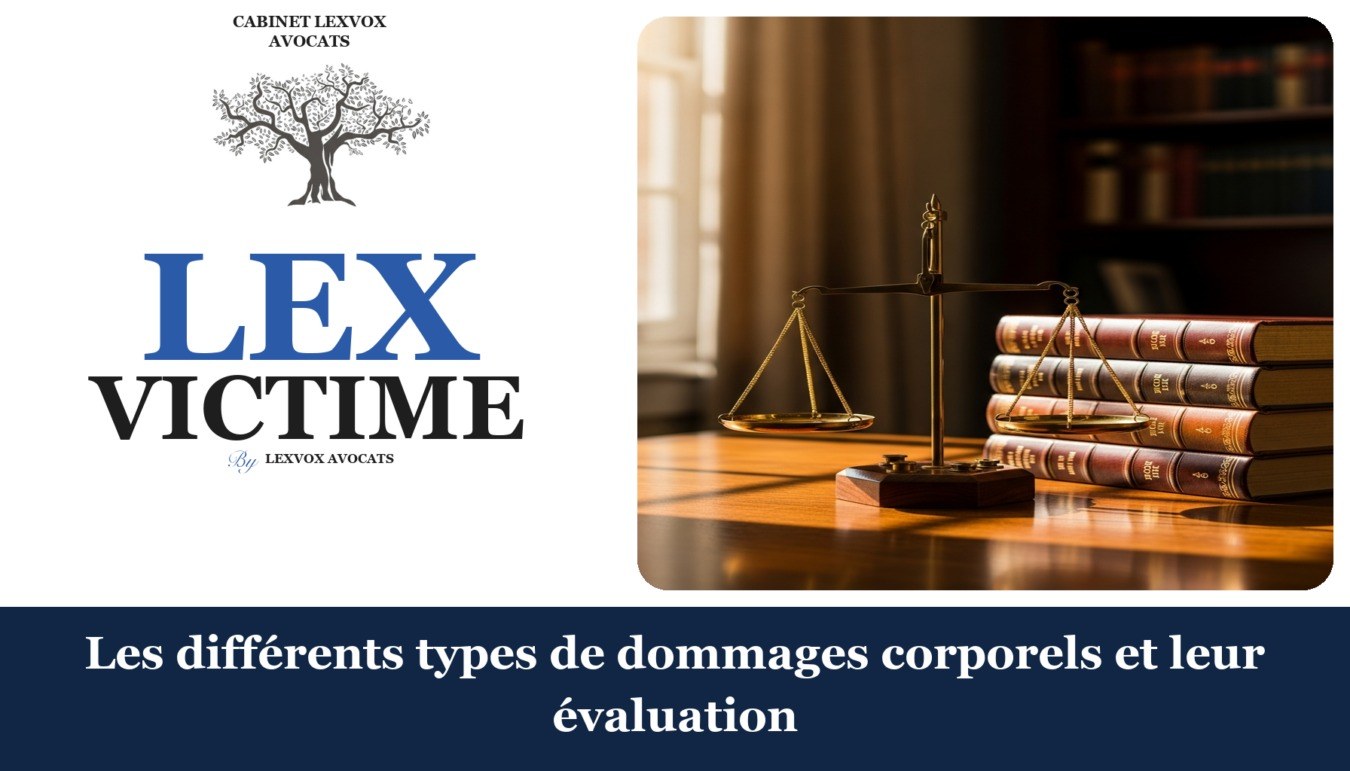 Les différents types de dommages corporels et leur évaluation — cabinet LEXVOX Avocats, Aix-en-Provence