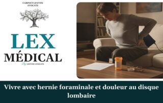 Vivre avec hernie foraminale et douleur au disque lombaire — cabinet LEXVOX Avocats, Aix-en-Provence