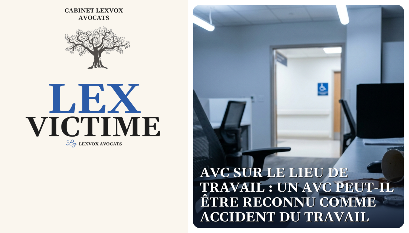 AVC sur le lieu de travail : un AVC peut-il être reconnu comme accident du travail
