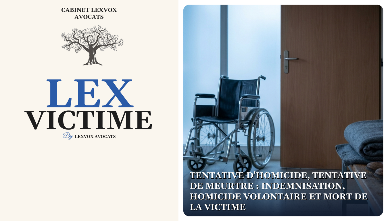 Tentative d'homicide, tentative de meurtre : indemnisation, homicide volontaire et mort de la victime