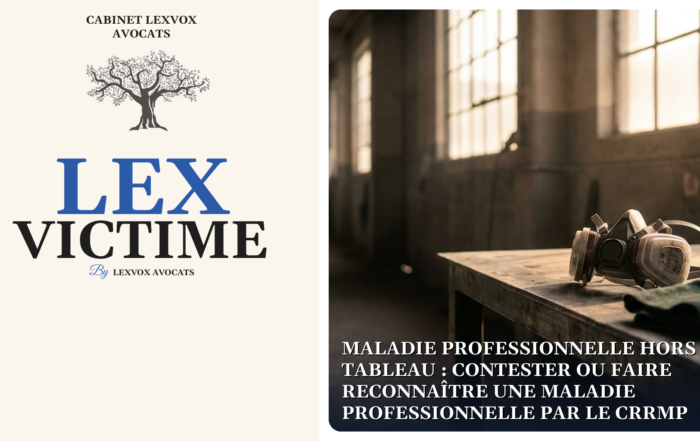 Maladie professionnelle hors tableau : contester ou faire reconnaître une maladie professionnelle par le CRRMP